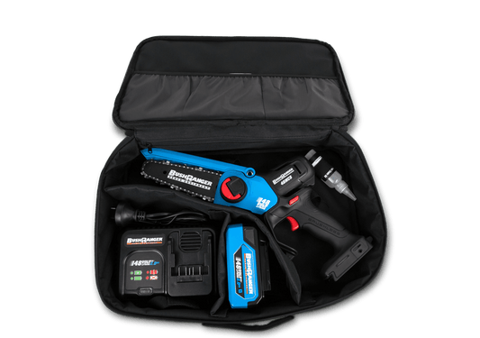 Bushranger 48v Mini Pruning Brushless Chainsaw Kit with 2Ah Battery and Single Port Charger