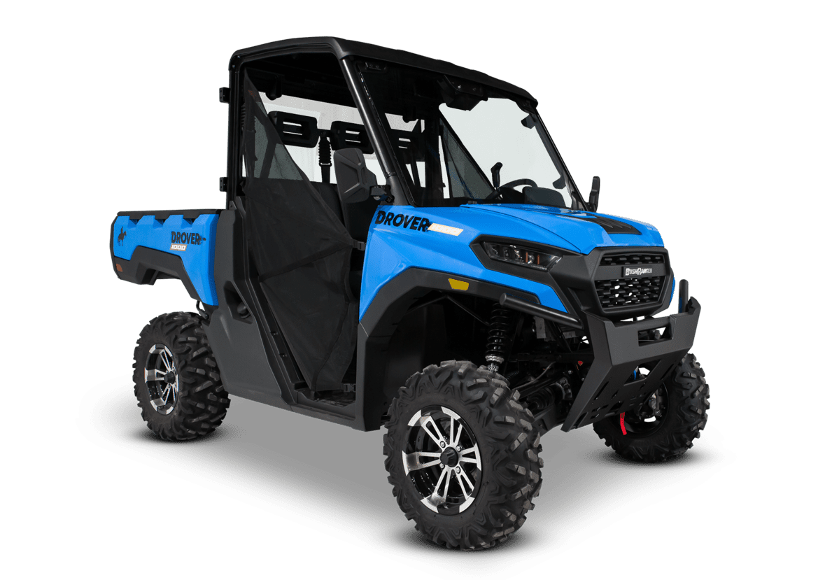 Drover UTV Top of the range multi terrain work vehicle with Winch, Windshields and Roof.